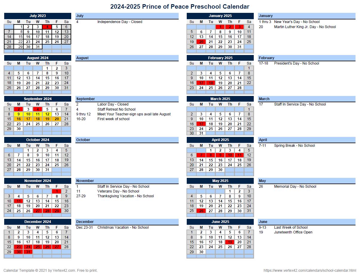 Preschool-2024-2025-School-Calendar